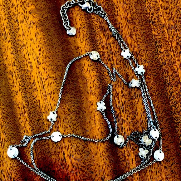 Brighton long butterfly station silver tonenecklace - Picture 4 of 10